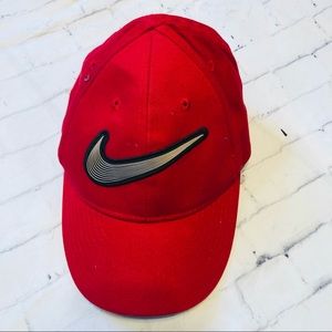 Toddler NIKE baseball cap hat red Just Do It